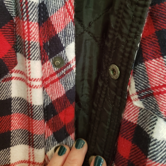 Woolrich Plaid Lined Shirt Jacket Size XXS - Picture 9 of 14